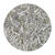 Rocailles-Perlen St�bchen, 6,75 mm, 14 g, Transparent mit Silbereinzug