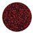 Rocailles-Perlen, 3,1 mm, 14 g, Rot mit Silbereinzug
