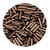 Rocailles-Perlen St�bchen, 6,75 mm, 14 g, Kupfer Metallic