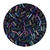 Rocailles-Perlen St�bchen, 6,75 mm, 14 g, Brombeer Regenbogen Matt