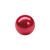 Renaissance Glasperle, rund, 6 mm, 55 Stk, Rot