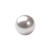 Renaissance Glasperle, rund, 3 mm, 120 Stk, Silber