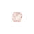 Glasschliff-Perlen Raute, 4 mm, 20 Stk, Zartrosa