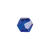 Glasschliff-Perlen Raute, 4 mm, 20 Stk, Blau