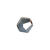 Glasschliff-Perlen Raute, 4 mm, 20 Stk, Graphit-Blau