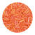 Rocailles-Perlen St�bchen, 6,75 mm, 14 g, Orange Irisierend Matt