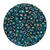 Rocailles-Perlen, 3,1 mm, 14 g, Gr�n Regenbogen