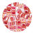 Rocailles-W�rfel-Perlen Itoshii Cube, 3 x 3 mm, 6 g, Orangerot Transparent