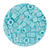 Rocailles-W�rfel-Perlen Itoshii Cube, 3 x 3 mm, 6 g, T�rkis Opak
