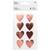 NEU Sticker Herzen, ros�gold, 4 Blatt