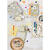 Konfetti Bl�ten mit Metallic-Folie, Blau Mix, 20 g Bild 3
