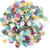Konfetti rund mit Kraftpapier, Gr�n Mix, 20 g