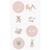 NEU Sticker Baby, M�dchen, 4 Blatt Bild 2