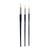 NEU Van Gogh �l- & Acrylpinsel, Schweineborste Rund, langer Stiel, 3er Set, No. 8, 12, 16