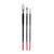 NEU Amsterdam �l- & Acrylpinsel, Synthetik Gussow Flach, langer Stiel, 3er Set, Nr. 4, 8, 16