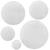 Fensterbild, wei�, Pong� 08, 25 cm Rund Bild 4