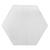 Fensterbild, wei�, Pong� 08, 25 cm Sechseck
