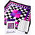 Gutta-Tuch 55x55, Pong� 08, Motiv Chess Bild 2