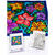 Gutta-Tuch 55x55, Pong� 08, Motiv Bouquet Bild 2