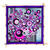 Gutta-Tuch 55x55, Pong� 08, Motiv Circular