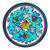 Gutta-Fensterbild 20cm, Pong� 08, Dolphins