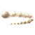 Holzkugel ohne Bohrung, Gr��e 10mm, 10 St�ck Bild 3