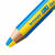 STABILO woody 3 in 1 Duo: Buntstift / Wasserfarbe / Wachsmalstift, 5er Etui mit Spitzer Bild 2