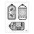 SALE Qualit�ts-Silikonstempel 14 x 18 cm, Tags Love