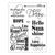 SALE Qualit�ts-Silikonstempel 14 x 18 cm, Spr�che