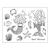 SALE Silikonstempel S��e Meerjungfrau, 14 x 18 cm