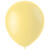 NEU Latex-Luftballons matt, 33cm, pastell-gelb, 10 St�ck - Pastell-Gelb