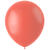 SALE Latex-Luftballons matt, 33cm, korallen-rot, 10 St�ck - Korallen-Rot