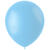 NEU Latex-Luftballons matt, 33cm, pastell-blau, 10 St�ck - Pastell-Blau