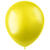 NEU Latex-Luftballons gl�nzend, 33cm, gelb, 100 St�ck, Metallic-Ballons - Gelb