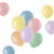 NEU Latex-Luftballons matt, 33cm, Pastellt�ne bunt gemischt, 100 St�ck