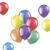 NEU Latex-Luftballons halbtransparent, 33cm, bunt gemischt, 100 St�ck - Standardfarben Halbtransparent
