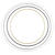 NEU Metall-Ring, Wei� beschichtet, 5 St�ck, 40 cm - Wei�, 40 cm, 5 St�ck