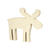 SALE Holz-Elch, ca 15x14x1,6 cm