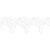 NEU Papierspitze selbstklebend, 2 m x 14 mm, Rokoko Wei� Bild 2