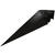 SALE Schult�te / Zuckert�te rund geklebt mit Filzmanschette, 70cm, schwarz - Schwarz, 1 St�ck