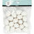 Wachteleier aus Plastik, 4cm, 18 St�ck - Wachteleier, 40mm, wei�, 18 St.