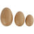 Eier aus Karton, Au�en Braun, Innen Wei�, 2-teilig, 3 Gr��en Bild 3