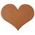 Herz aus MDF, 50x40 cm x 5 mm, 1 St�ck