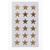 Rico Hot Foil Weihnachtssticker, Stern, gold - Stern, gold, gro�