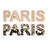 SALE Papp-Buchstaben-Set PARIS - PARIS