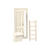 NEU Wichtel Miniatur M�bel Set aus Holz, T�r, Briefkasten, Leiter, 8-18 cm Bild 2