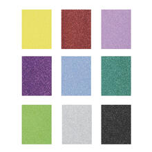NEU Moosgummiplatte, Glitzer / Glitter, St�rke 2mm, Gr��e 20x30cm - Verschiedene Farben
