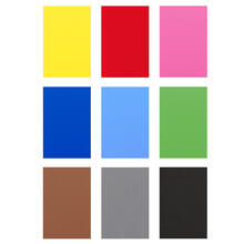 Moosgummi- / Schaumstoffplatten f�r vielf�ltige Bastelarbeiten, 29 x 20cm - Verschiedene Farben