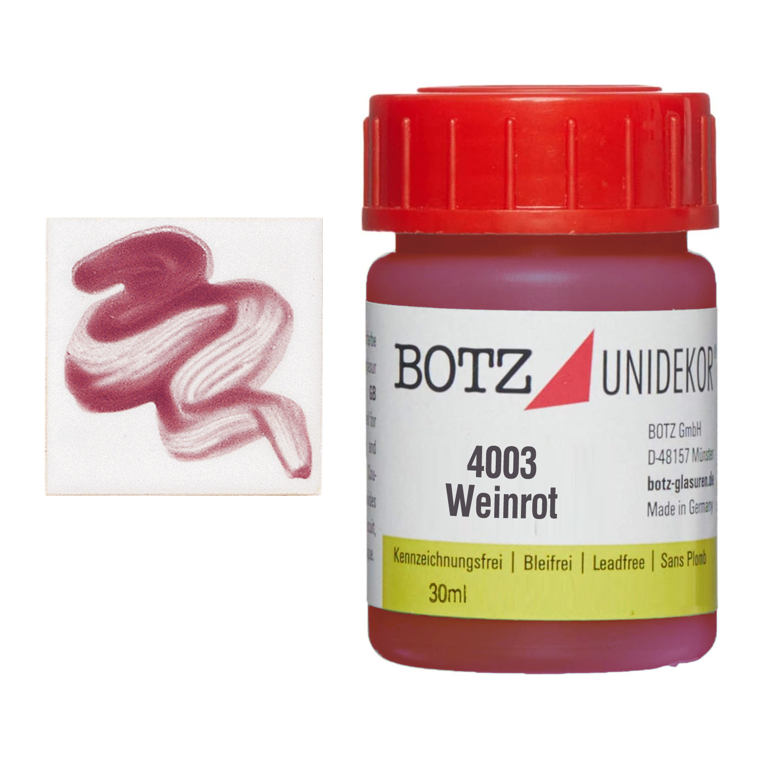Botz-Unidekor, 36ml, Weinrot
