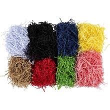 Papier-F�llmaterial, L�nge 25-30cm, Breite 3mm, Sortierte Farben, 8x50g